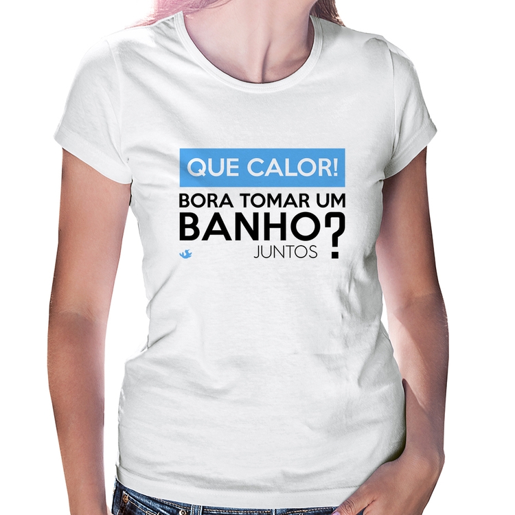 Baby Look Que calor! Bora tomar um banho juntos?