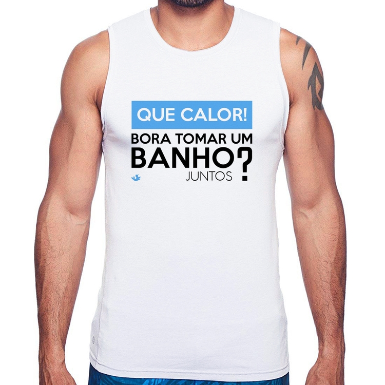 Regata Que calor! Bora tomar um banho juntos?