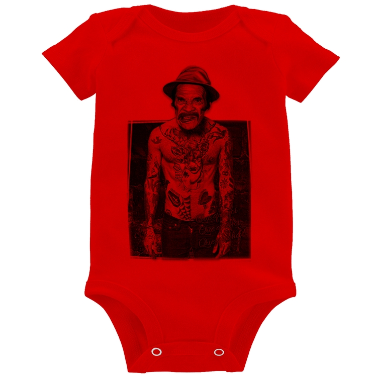 Body Bebê Que que foi, que que foi, que que há? - Vermelho