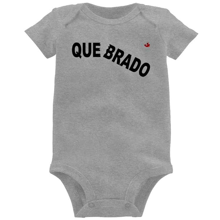 Body Bebê Quebrado - Cinza