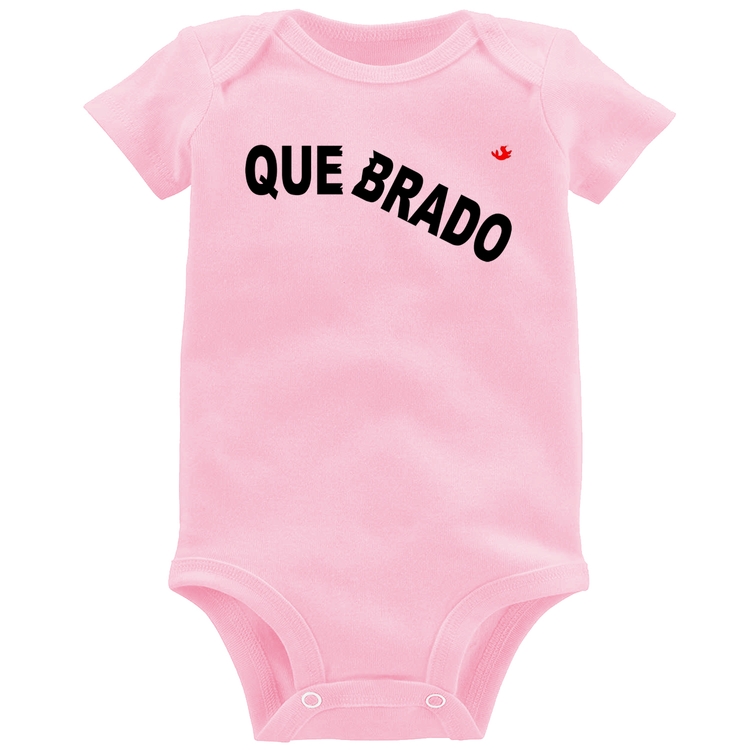 Body Bebê Quebrado - Rosa Bebê