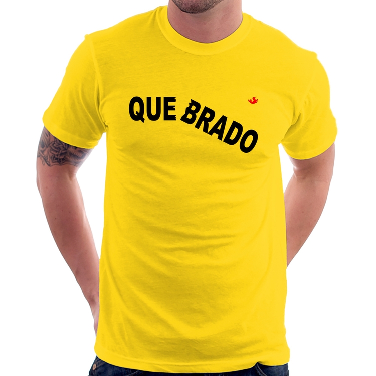 Camiseta Quebrado - Amarela