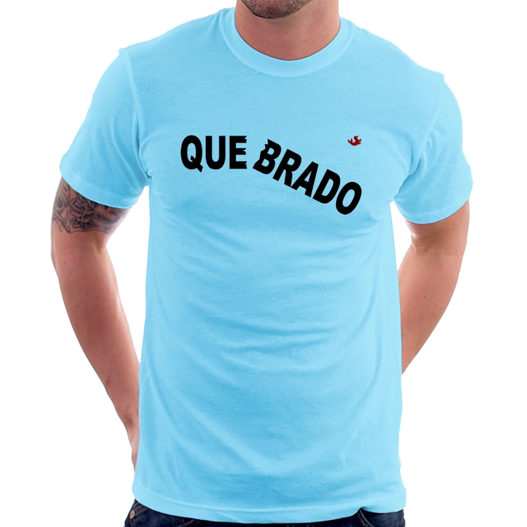 Camiseta Quebrado - Azul Bebê