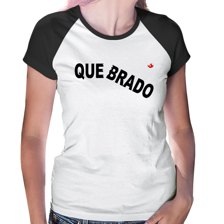 Baby Look Raglan Quebrado