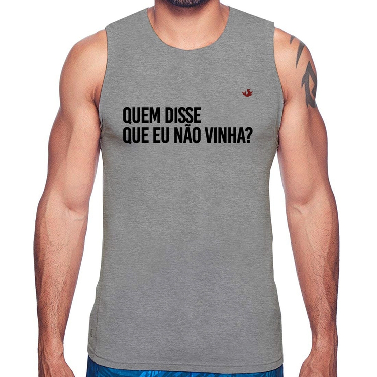 Regata Quem disse que eu não vinha? - Cinza