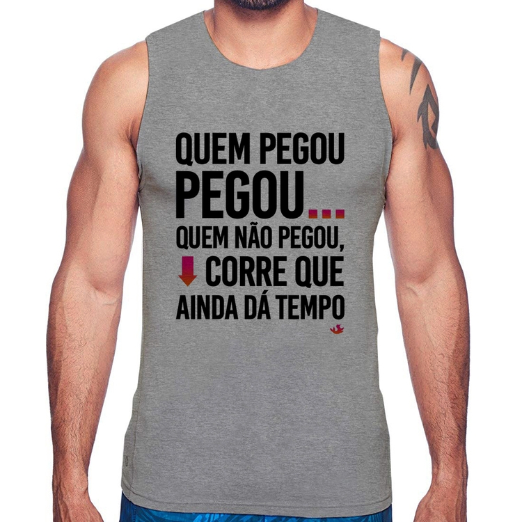 Regata Quem pegou, pegou - Cinza