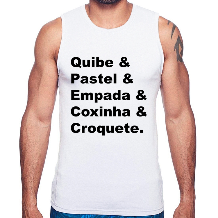 Regata Quibe & Pastel & Coxinha & Empada & Croquete