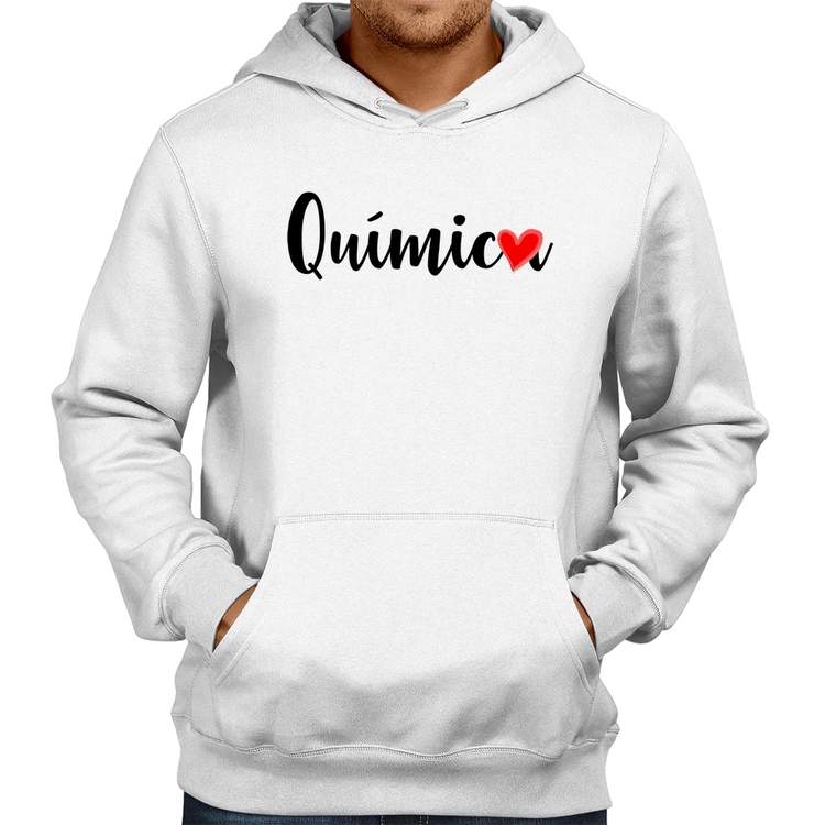 Moletom Química por amor - Branco