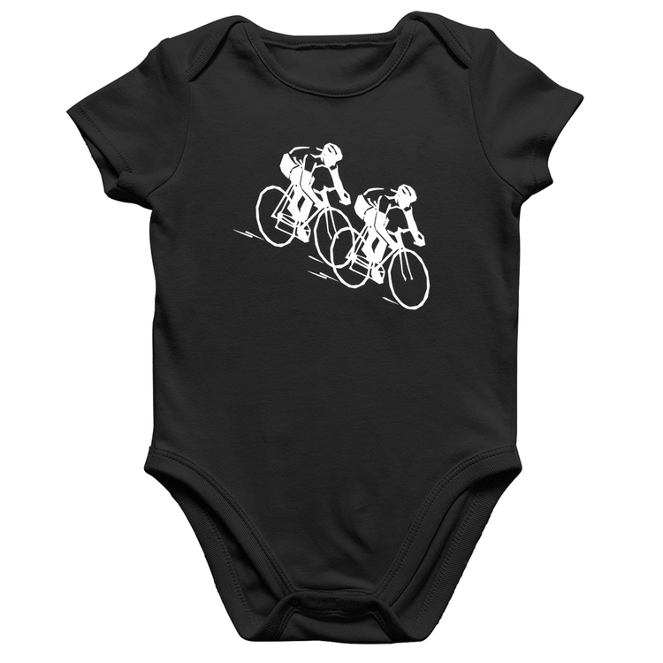 Body Bebê Algodão Race Bike