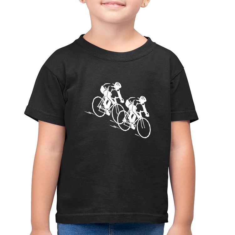 Camiseta Algodão Infantil Race Bike