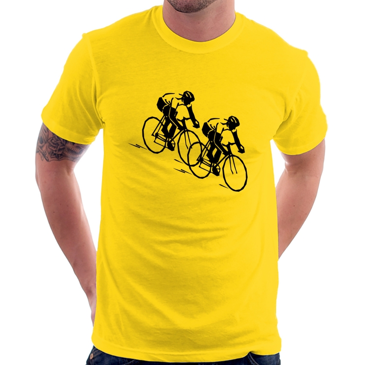 Camiseta Race Bike - Amarela