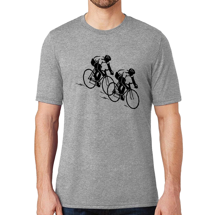 Camiseta Race Bike - Cinza
