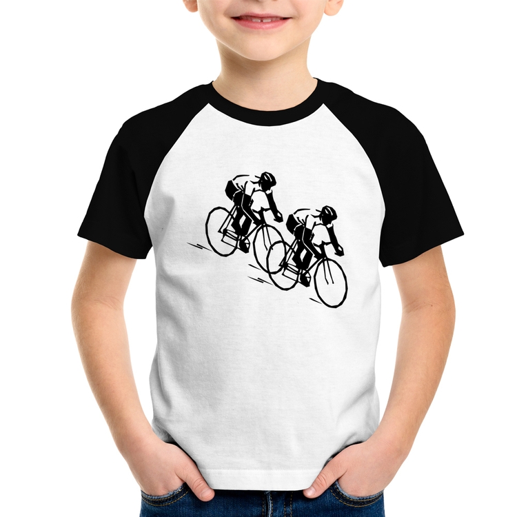 Camiseta Raglan Infantil Race Bike