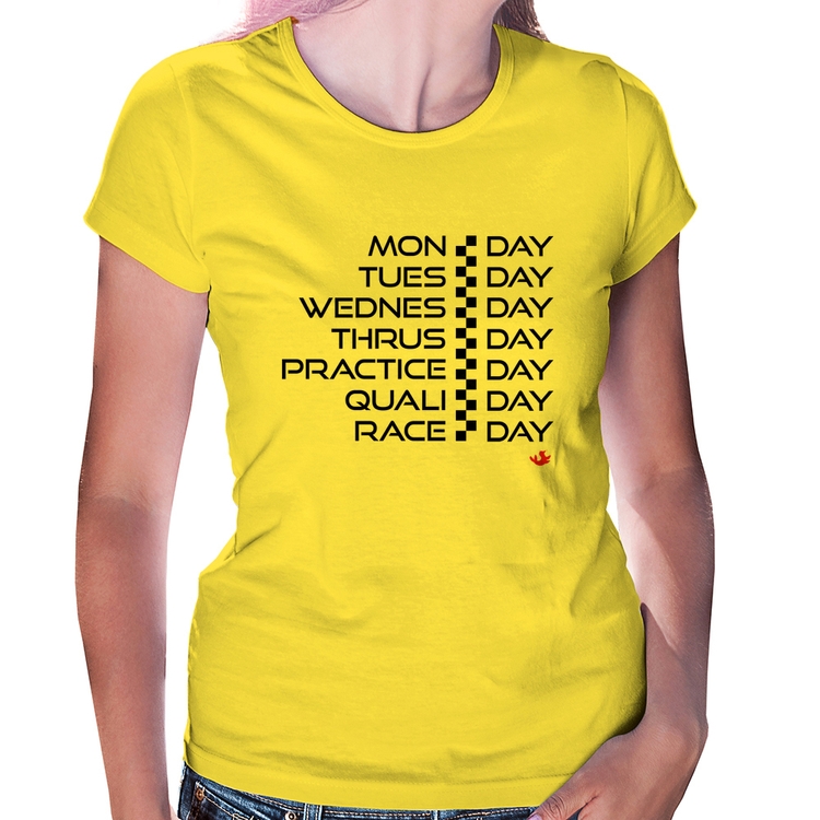 Baby Look Race Week - Amarela