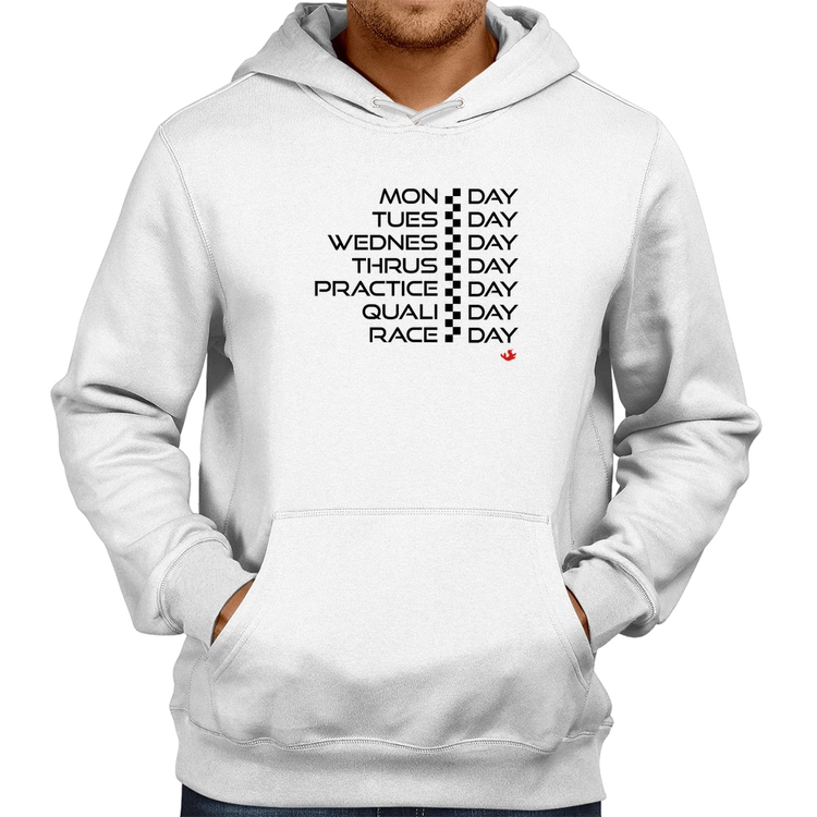 Moletom Race Week - Branco