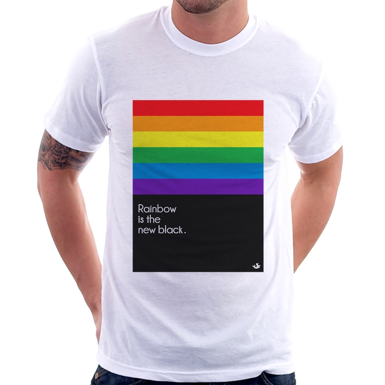 Camiseta Rainbow is the new black