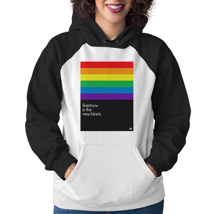 Moletom Feminino Rainbow is the new black