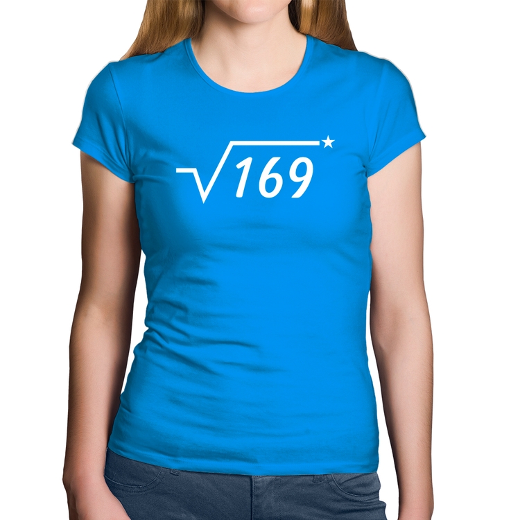 Baby Look Algodão Raiz Quadrada 169 (Estrela) - Azul