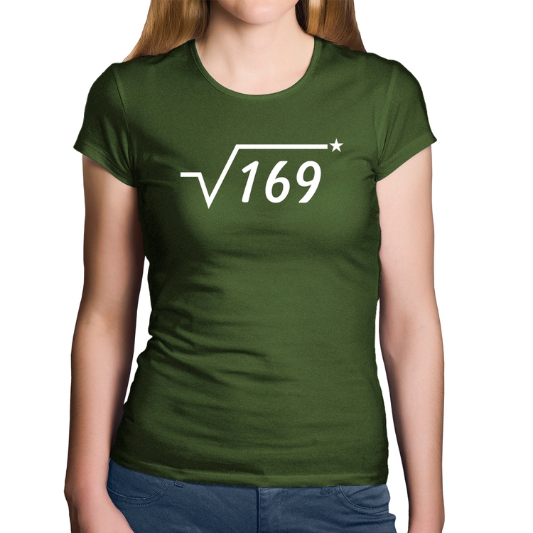 Baby Look Algodão Raiz Quadrada 169 (Estrela) - Musgo