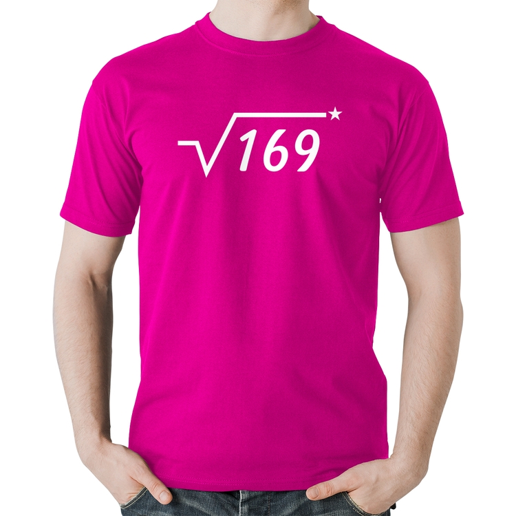 Camiseta Algodão Raiz Quadrada 169 (Estrela) - Rosa