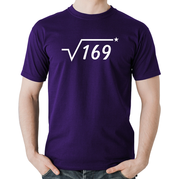 Camiseta Algodão Raiz Quadrada 169 (Estrela) - Roxa