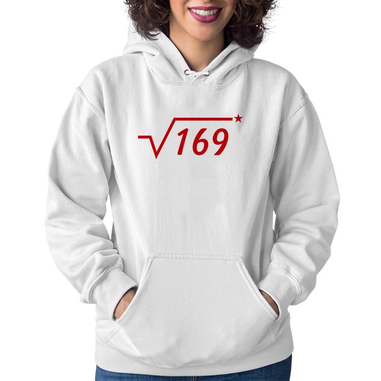 Moletom Feminino Raiz Quadrada 169 (Estrela) - Branco