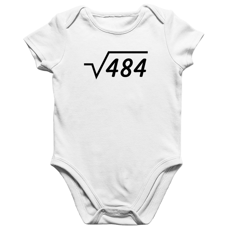 Body Bebê Algodão Raiz Quadrada 484 - Branco
