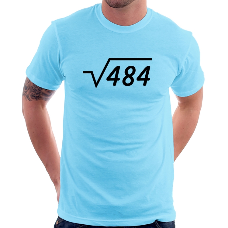 Camiseta Raiz Quadrada 484 - Azul Bebê
