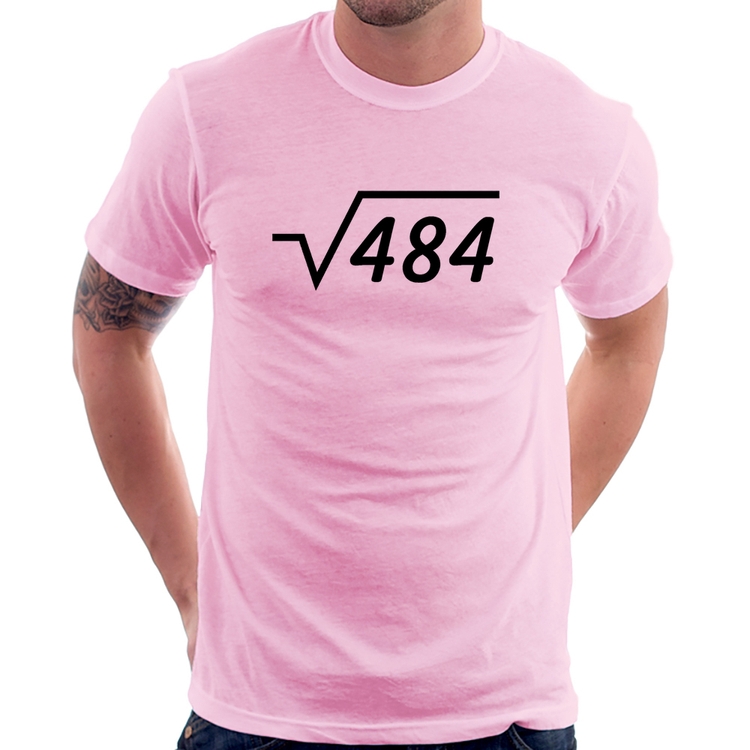 Camiseta Raiz Quadrada 484 - Rosa Bebê