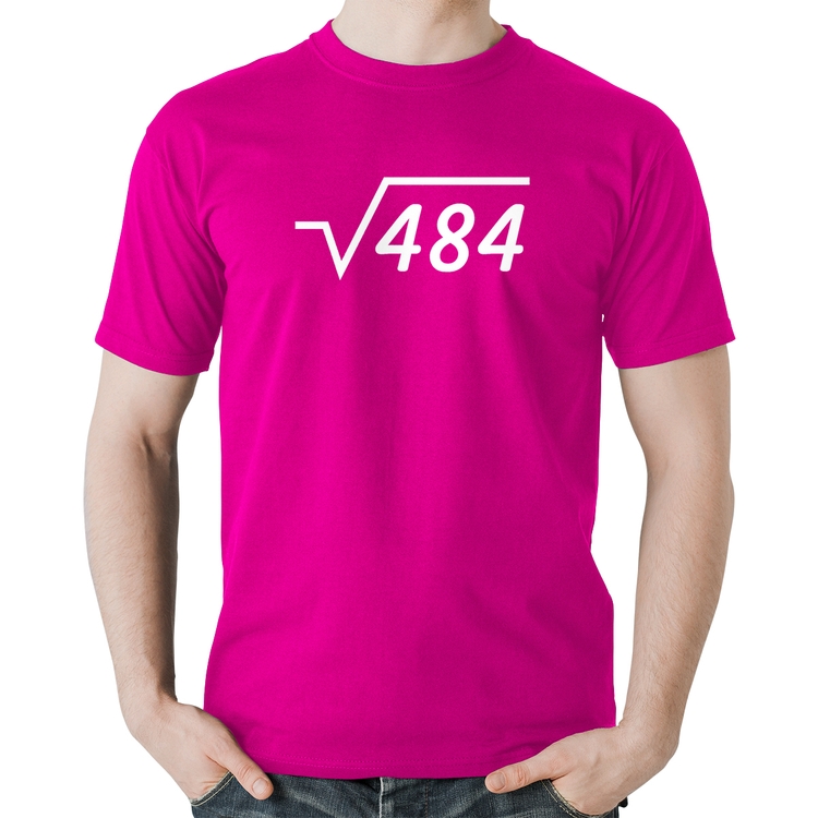 Camiseta Algodão Raiz Quadrada 484 - Rosa