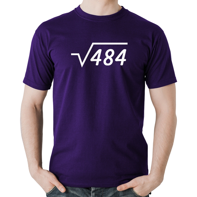 Camiseta Algodão Raiz Quadrada 484 - Roxa