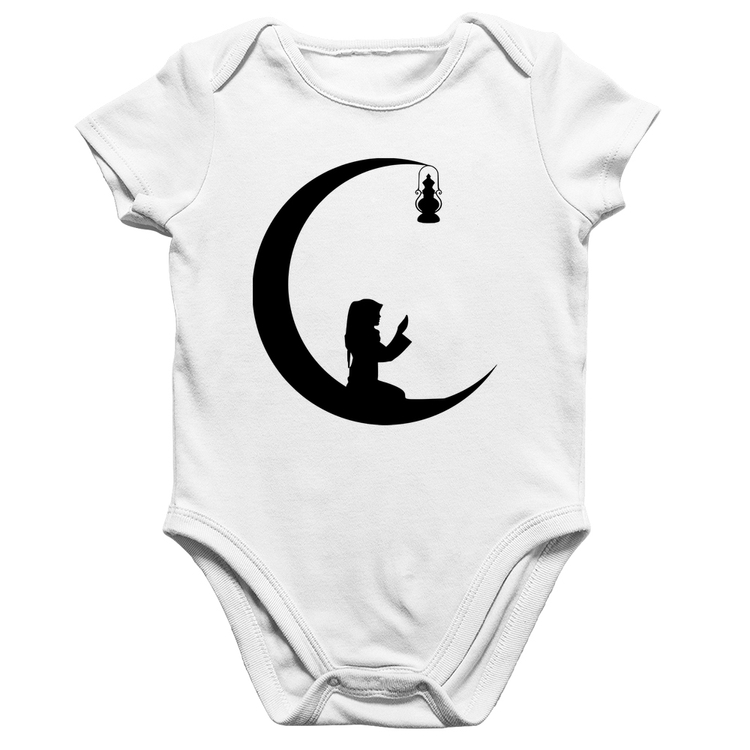 Body Bebê Algodão Ramadan - Branco