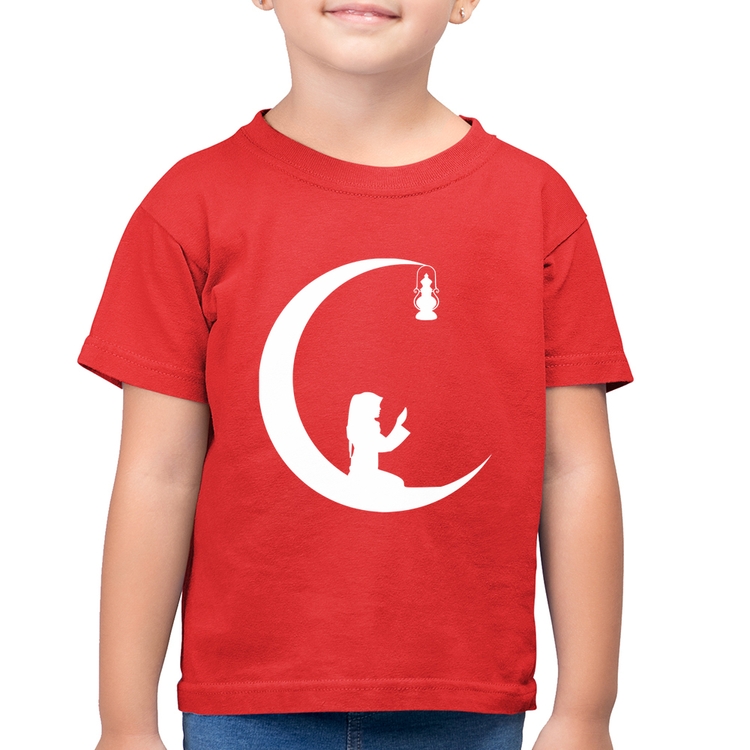 Camiseta Algodão Infantil Ramadan - Vermelha