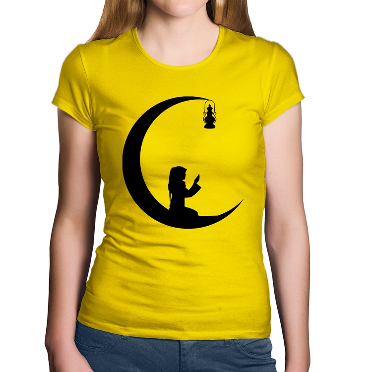 Baby Look Algodão Ramadan - Amarela