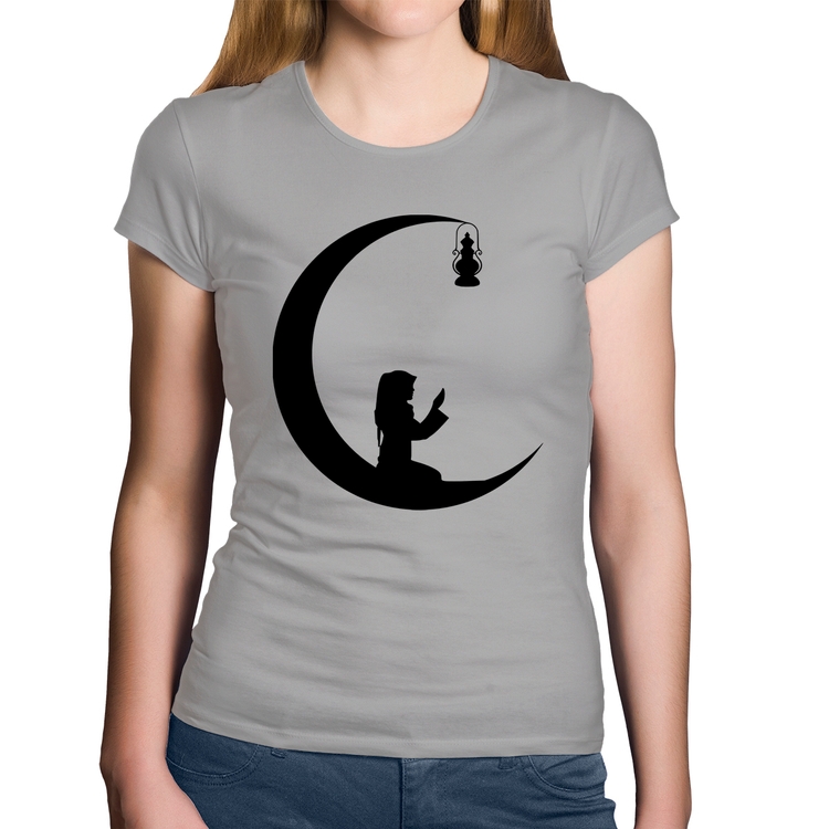 Baby Look Algodão Ramadan - Cinza