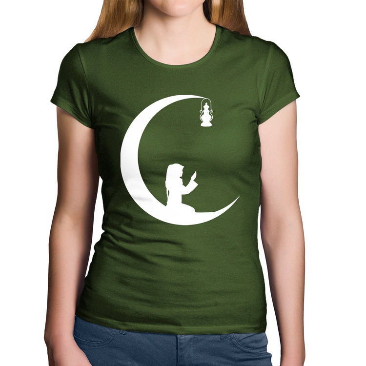 Baby Look Algodão Ramadan - Musgo