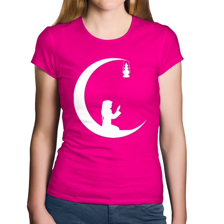 Baby Look Algodão Ramadan - Rosa