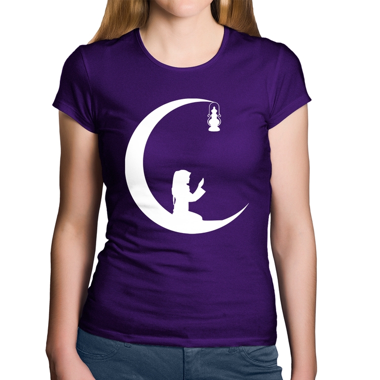 Baby Look Algodão Ramadan - Roxa