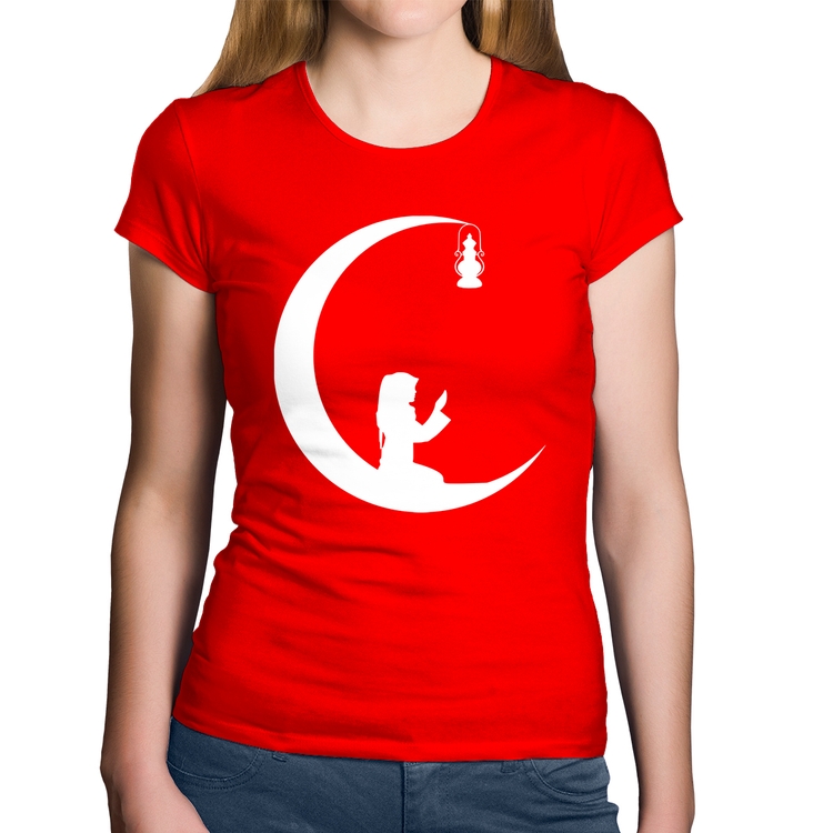 Baby Look Algodão Ramadan - Vermelha