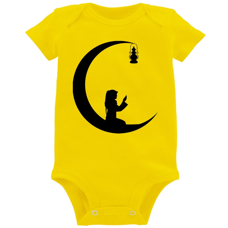 Body Bebê Ramadan - Amarelo