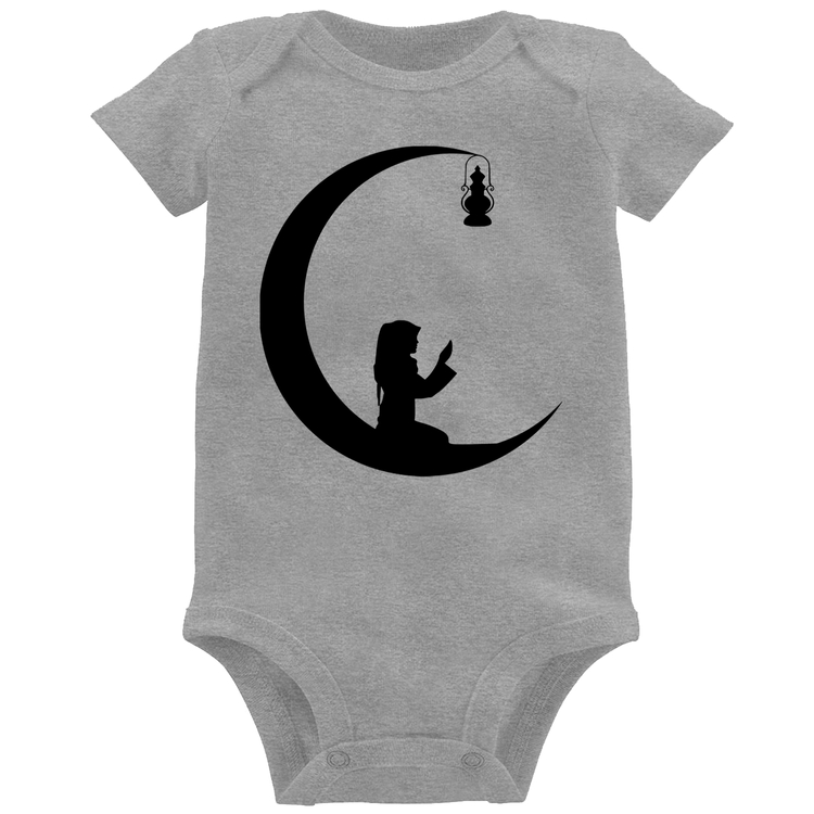 Body Bebê Ramadan - Cinza