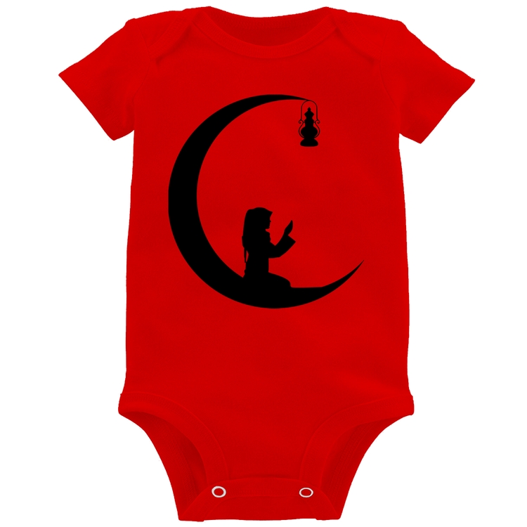 Body Bebê Ramadan - Vermelho