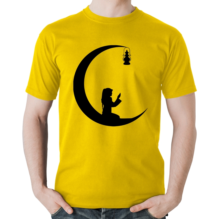 Camiseta Algodão Ramadan - Amarela