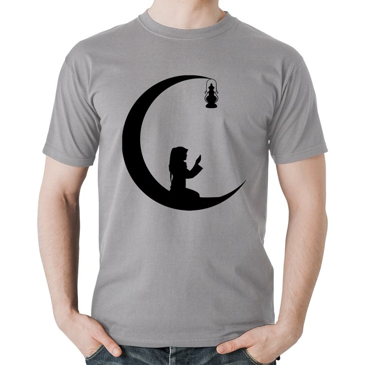 Camiseta Algodão Ramadan - Cinza