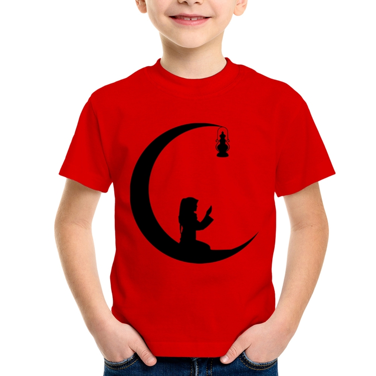 Camiseta Infantil Ramadan - Vermelha