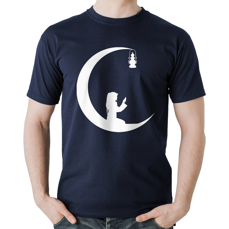 Camiseta Algodão Ramadan - Marinho