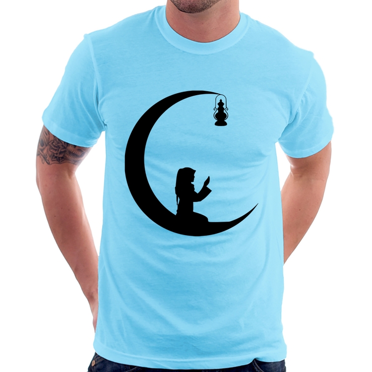 Camiseta Ramadan - Azul Bebê
