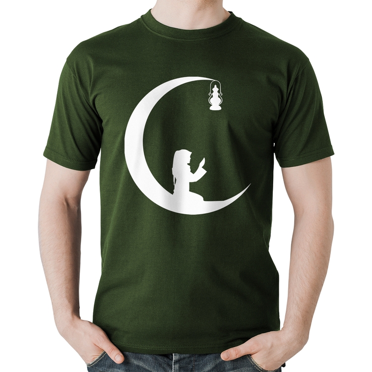 Camiseta Algodão Ramadan - Musgo