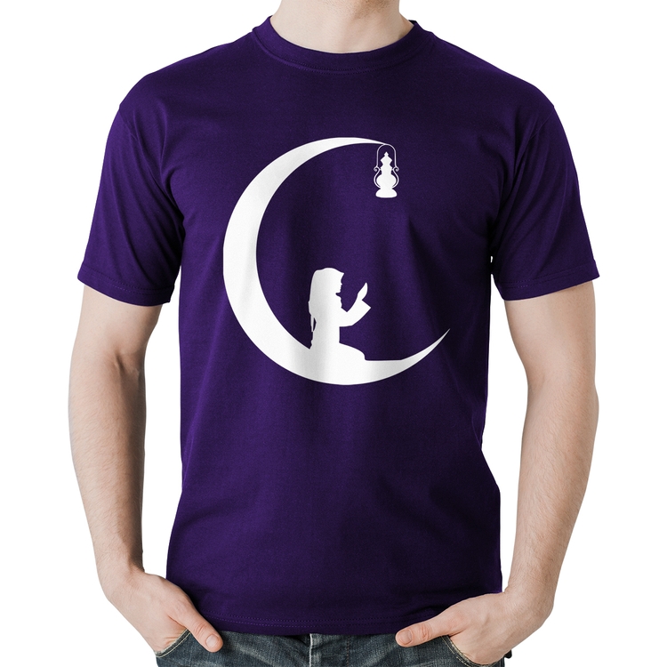 Camiseta Algodão Ramadan - Roxa
