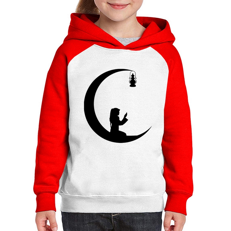Moletom Infantil Ramadan - Branco/Vermelho